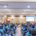 พิธีเข้าประจำหมู่และรับเข็มเครื่องหมายยุวกาชาด ประจำปีการศึกษา 2568