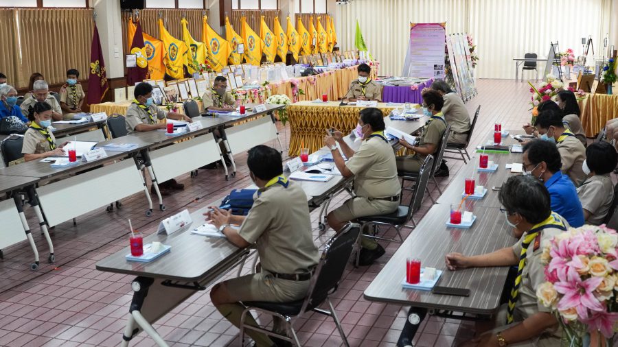 คณะกรรมการคัดเลือกโรงเรียนต้นแบบลูกเสือ สพม.จันทบุรี ตราด